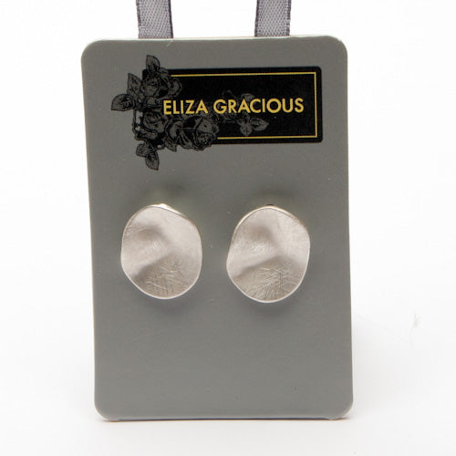Round Stud Earrings