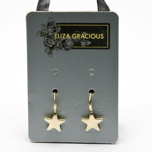 Dainty Star Dropper Earrings