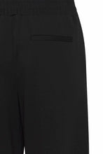 Load image into Gallery viewer, ICHI Kate Wide Legged Jersey Long Trousers - Black