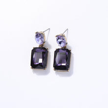 Load image into Gallery viewer, Amelia Gem Earrings - Violet &amp; Lilac