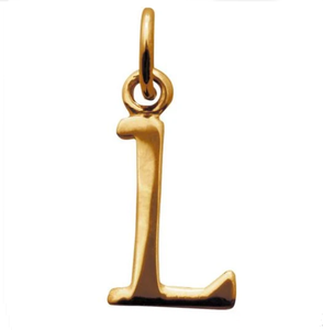 Scream Pretty Gold Plated Letter Charm