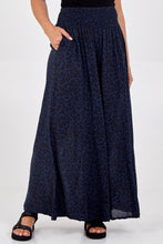 Load image into Gallery viewer, Luella Leopard Print Culotte Trousers - Navy