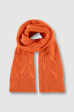 Load image into Gallery viewer, Rino &amp; Pelle Nefity Cable Knit Scarf - Fire