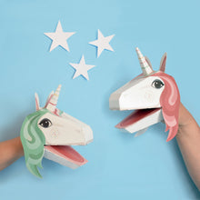 Load image into Gallery viewer, Create Your Own Unicorn Puppets