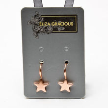 Load image into Gallery viewer, Dainty Star Dropper Earrings