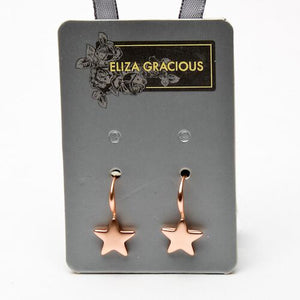 Dainty Star Dropper Earrings