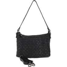 Load image into Gallery viewer, Droitwich Vintage Leather Woven Hand Bag