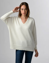 Load image into Gallery viewer, Charlene V Neck Jumper - Calce Cream